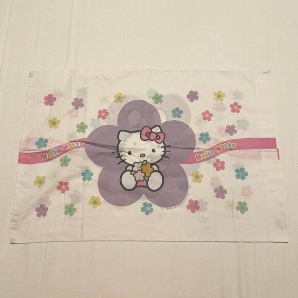 Vintage 2001 Hello Kitty Pillowcase 29 x 20 Inch - Picture 10 of 16